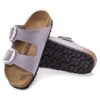 Arizona Big Buckle Nubuck Leather Purple Fog