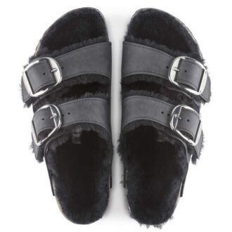 Arizona Big Buckle Shearling Natural Leather Oiled