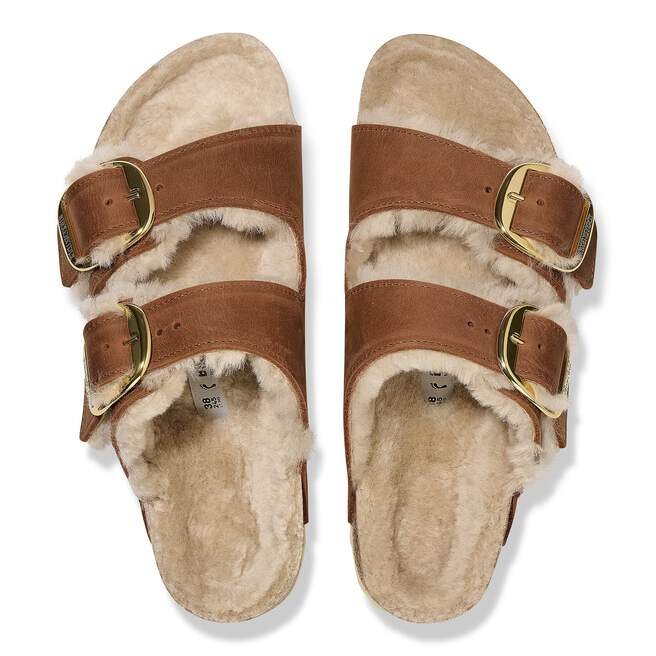 Arizona Big Buckle Shearling Natural Leather Oiled Arizona Big Buckle Shearling Natural Leather Oiled