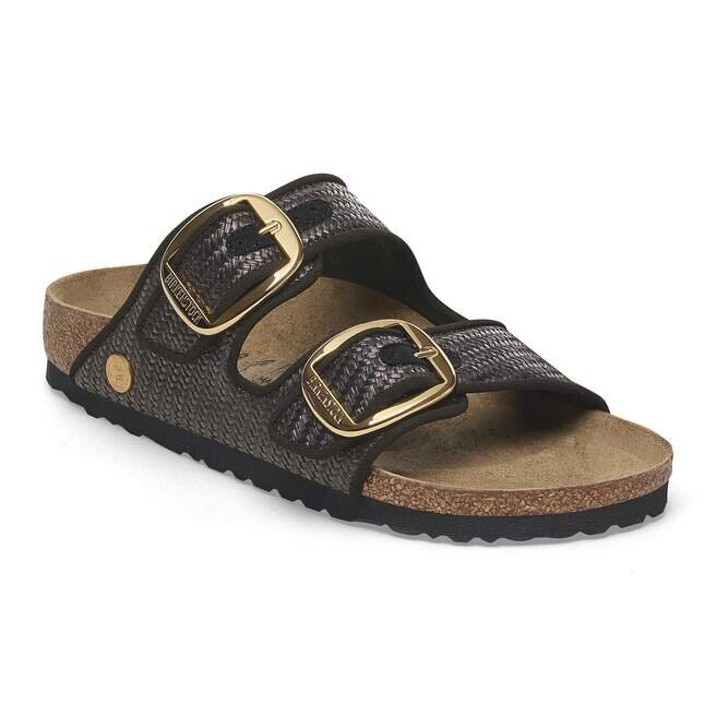 Arizona Big Buckle Textile Raffia Black Arizona Big Buckle Textile Raffia Black