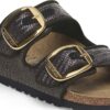 Arizona Big Buckle Textile Raffia Black Arizona Big Buckle Textile Raffia Black