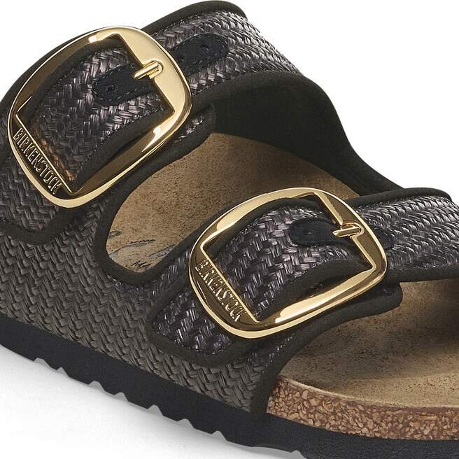 Arizona Big Buckle Textile Raffia Black Arizona Big Buckle Textile Raffia Black
