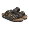 Arizona Big Buckle Textile Raffia Black Arizona Big Buckle Textile Raffia Black