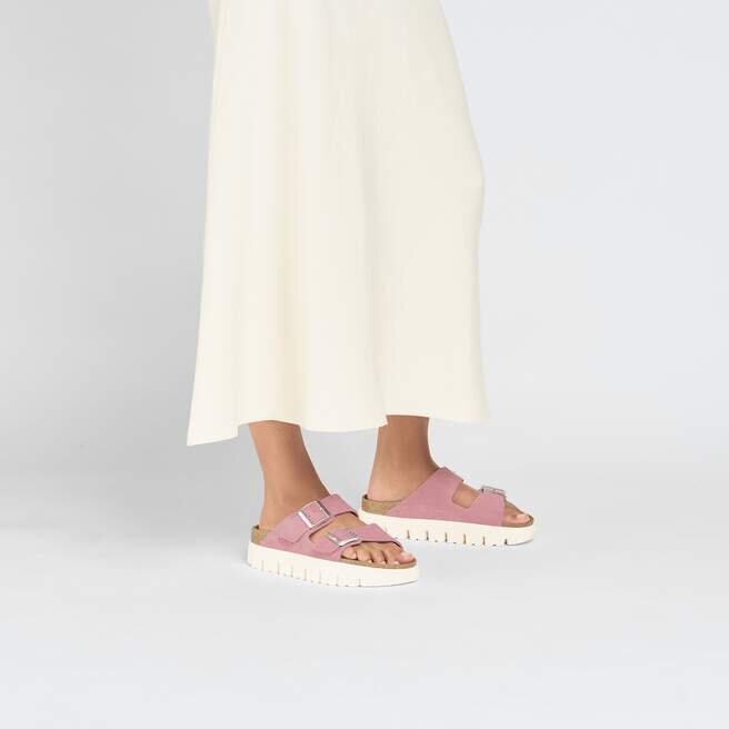 Arizona Chunky Suede Leather Candy Pink Arizona Chunky Suede Leather Candy Pink
