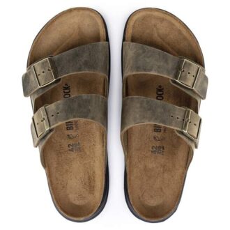 Arizona Crosstown for menn, oljet skinn, falmet khaki