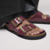 Arizona Droplet Buckle Naturlig skinn, lakkert Arizona Droplet Buckle Naturlig skinn, lakkert