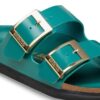 Arizona Droplet Buckle Naturlig skinn, lakkert