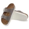 Arizona Flex Platform Nubuck Leather Dove Gray
