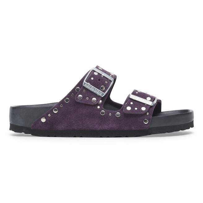 Arizona Rivets Suede Leather Acai Arizona Rivets Suede Leather Acai