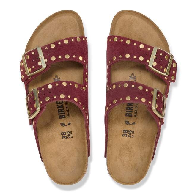 Arizona Rivets Suede Leather Zinfandel Arizona Rivets Suede Leather Zinfandel