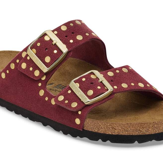 Arizona Rivets Suede Leather Zinfandel Arizona Rivets Suede Leather Zinfandel