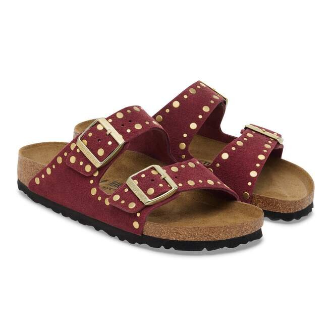 Arizona Rivets Suede Leather Zinfandel Arizona Rivets Suede Leather Zinfandel