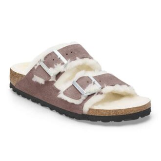 Arizona Shearling Suede Leather-Shearling Faded Purple