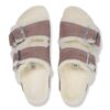 Arizona Shearling Suede Leather-Shearling Faded Purple