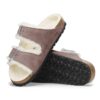 Arizona Shearling Suede Leather-Shearling Faded Purple