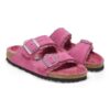 Arizona Shearling Suede Leather-Shearling Fuchsia Tulip Arizona Shearling Suede Leather-Shearling Fuchsia Tulip