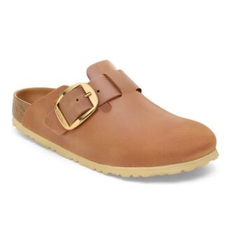 Boston Big Buckle Naturlig oljet skinn