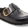 Boston Big Buckle naturlig skinn