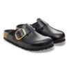 Boston Big Buckle naturlig skinn