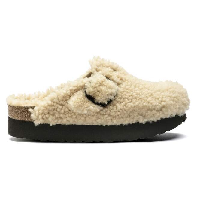Boston Big Buckle Platform Fur Boston Big Buckle Platform Fur