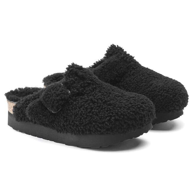 Boston Big Buckle Platform Fur Boston Big Buckle Platform Fur