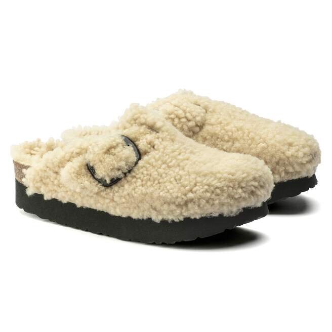 Boston Big Buckle Platform Fur Boston Big Buckle Platform Fur