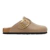 Boston Big Buckle Shearling Naturlig oljet skinn