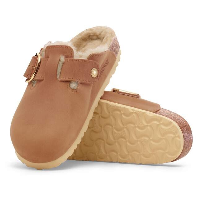 Boston Big Buckle Shearling Naturlig oljet skinn Boston Big Buckle Shearling Naturlig oljet skinn