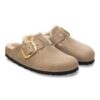 Boston Big Buckle Shearling Naturlig oljet skinn