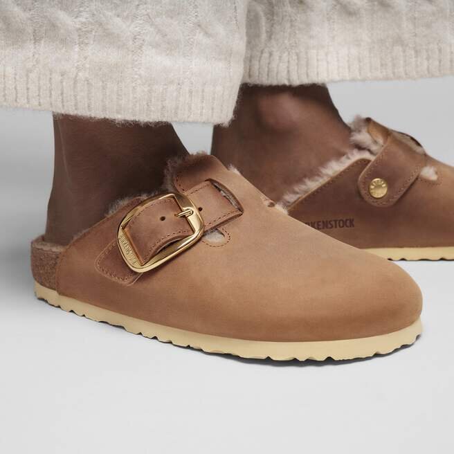 Boston Big Buckle Shearling Naturlig oljet skinn Boston Big Buckle Shearling Naturlig oljet skinn