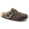 Boston Bold Shearling Leather Espresso