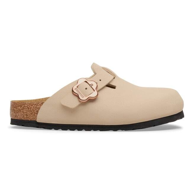 Boston Flower Buckle Kids Birko-Flor Nubuk Boston Flower Buckle Kids Birko-Flor Nubuk