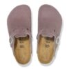 Boston Kids Suede Leather Faded Purple