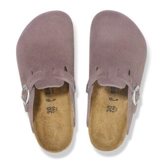 Boston Kids Suede Leather Faded Purple
