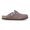 Boston Kids Suede Leather Faded Purple