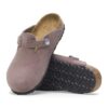 Boston Kids Suede Leather Faded Purple