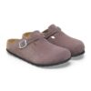 Boston Kids Suede Leather Faded Purple