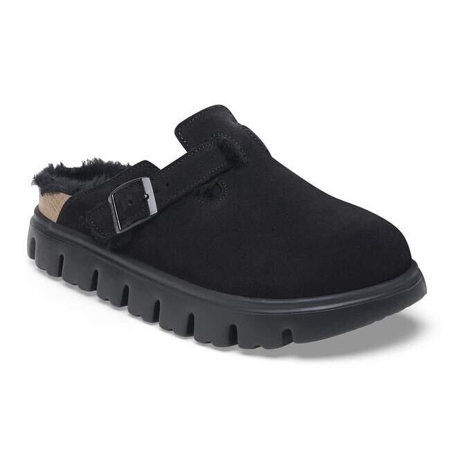 Boston Pap Chunky Shearling Suede Leather Boston Pap Chunky Shearling Suede Leather