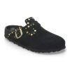 Boston Rivet Suede Leather
