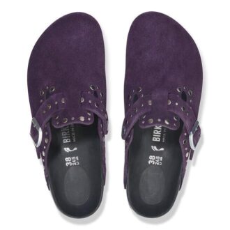 Boston Rivet Suede Leather