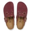 Boston Rivet Suede Leather