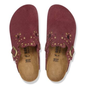 Boston Rivet Suede Leather