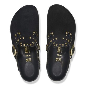 Boston Rivet Suede Leather