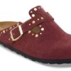 Boston Rivet Suede Leather