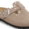 Boston Rivet Suede Leather