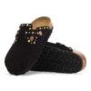 Boston Rivet Suede Leather