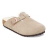 Boston Shearling Kids Suede Leather Fur