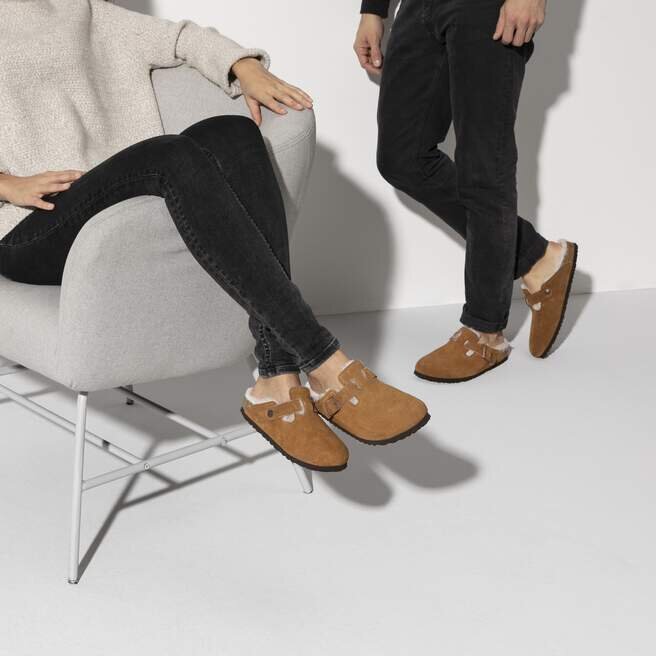 Boston-skinn i shearling Boston-skinn i shearling