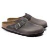 Boston Soft Footbed Naturlig oljet skinn