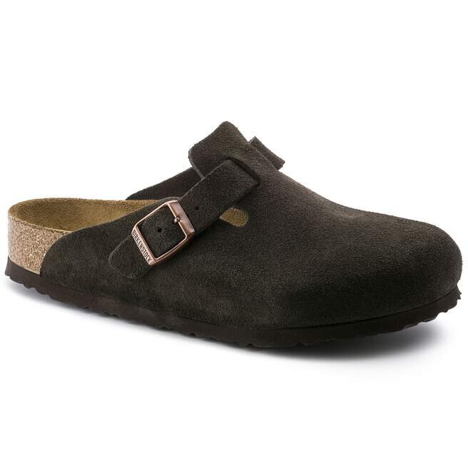 Boston Soft Footbed Suede Leather Boston Soft Footbed Suede Leather